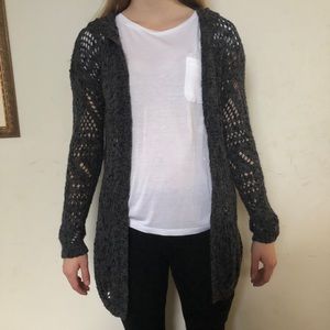 SO Black and Gray Cardigan